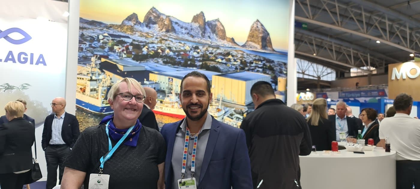 Ratouli Seafood am Pelagia-Stand, Seafood Expo Global